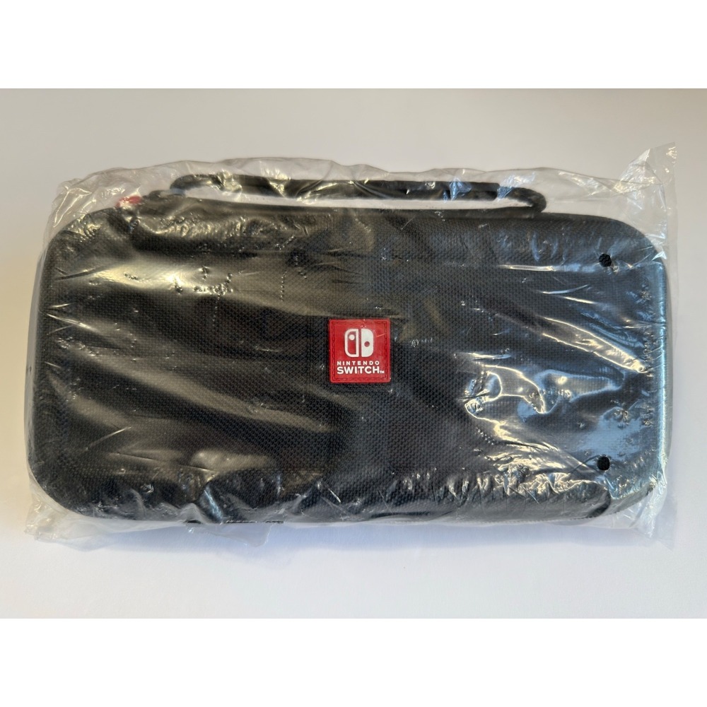 Nintendo Switch Hard Shell Carrying Case Black Travel Zipper Case Only